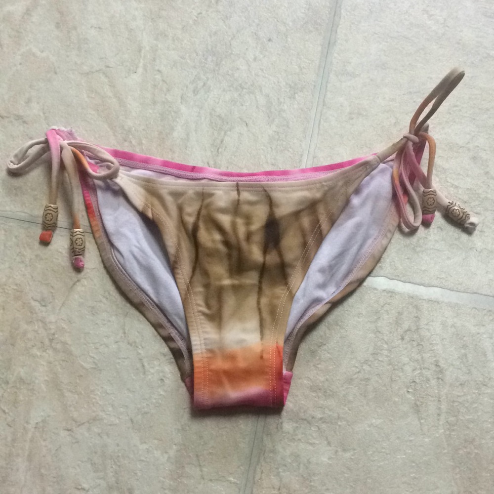 Tie dye bathing suit bottom
